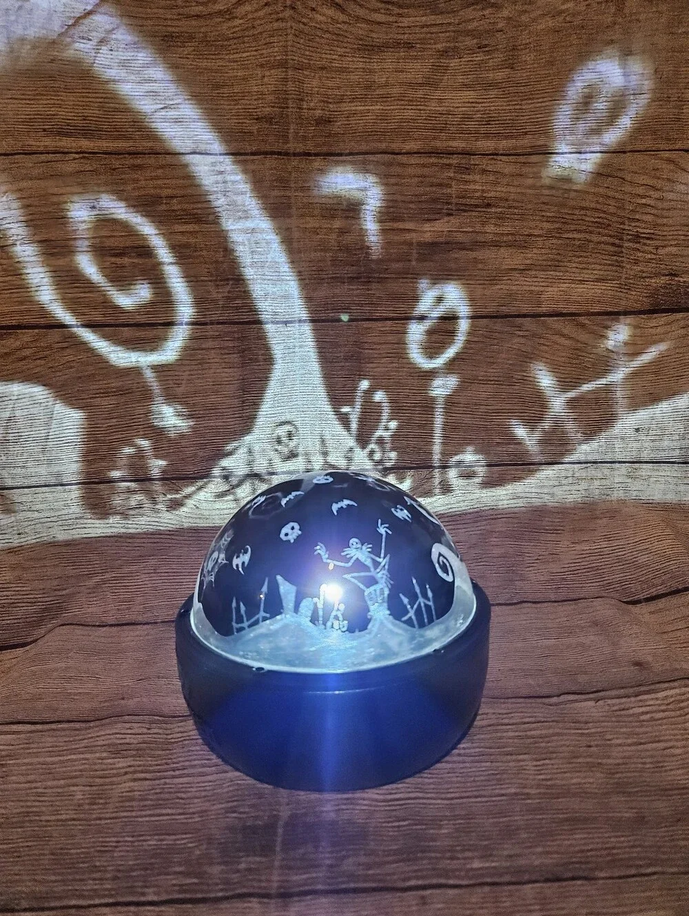Disney Nightmare Before Christmas rotating light